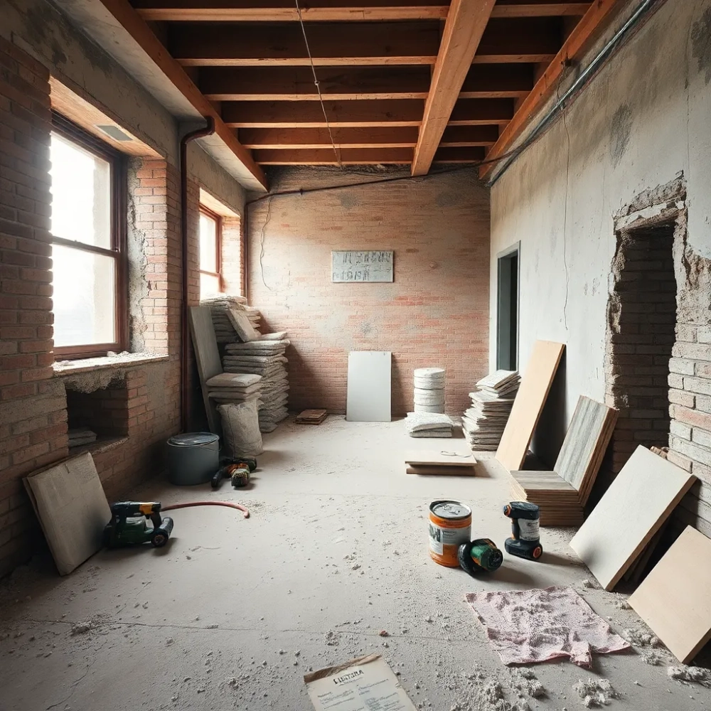 Generalny remont mieszkania 50m2