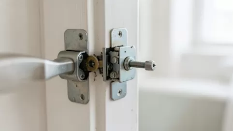 budowa zamka do drzwi pokojowych