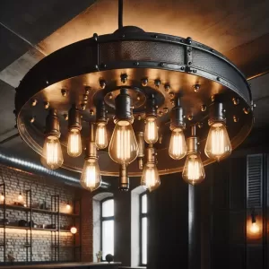 lampa sufitowa styl industrialny