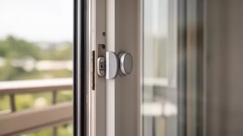 Magnes do drzwi balkonowych bez wiercenia