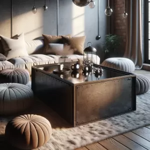 stolik kawowy styl industrialny